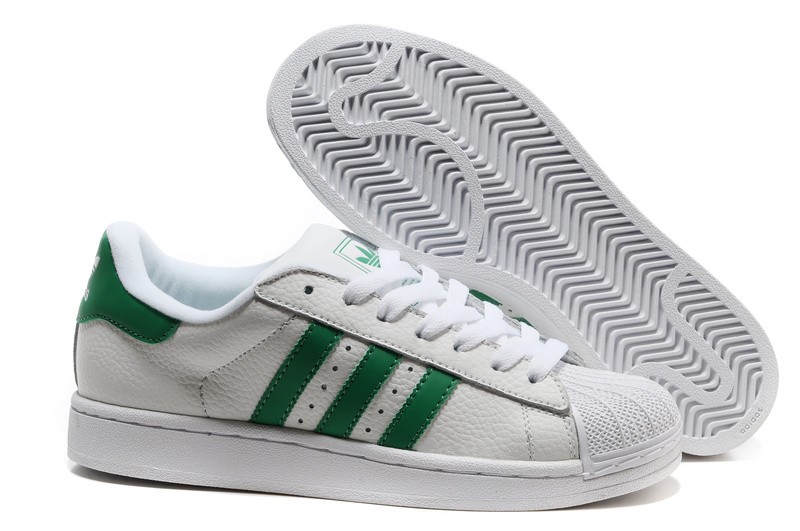 adidas superstar verte homme